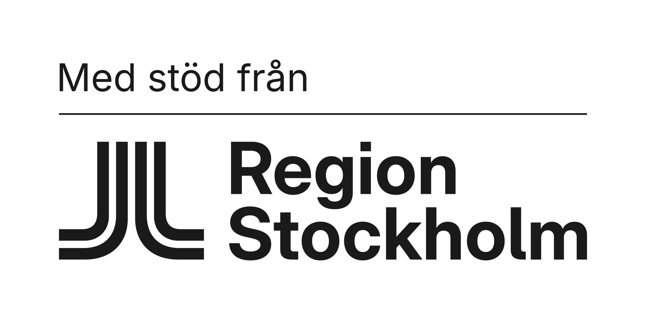 Med stöd från Region Stockholm