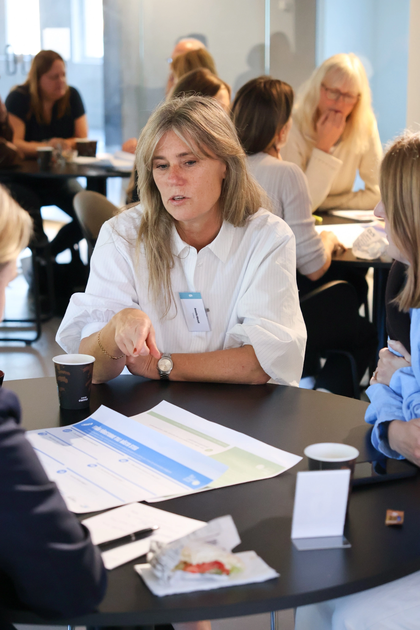 Slutseminarium om förstudien i Slut cirkeln textil. Foto: Malin Wasström – Rundabordssamtal hos Nordiska textilakademin